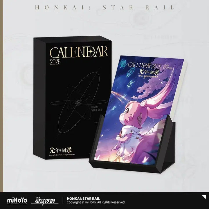 [BUNJANG] Honkai: Star Rail 2026 Weekly Calendar / 붕스 붕괴스타레일 광년각록 2026 주간 캘린더 주력 달력