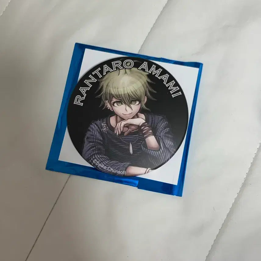 [BUNJANG] Danganronpa V3 15th Anniversary Exhibition Original Art Big Can Badge Rantaro Amami / 단간론파 V3 뉴단 15주년 기념 전시회 원화전 빅 캔뱃지 아마미 란타로
