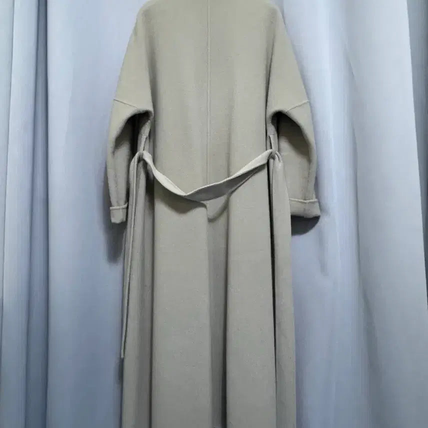 [BUNJANG] UNTITLED Ivory Long Coat - Italian Fabric - L Size / UNTITLED 일본구매 아이보리 롱코트 이태리제 원단 L사이즈 가능