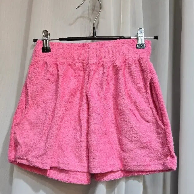 [BUNJANG] Pink Terry Cloth Shorts / 핑크 타월지 반바지 숏팬츠