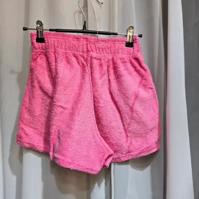 [BUNJANG] Pink Terry Cloth Shorts / 핑크 타월지 반바지 숏팬츠