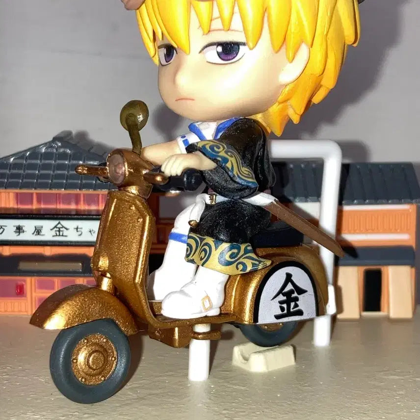 [BUNJANG] Gintama Ichiban Kuji Kintoki Scooter Chibi Kyun Diorama Figure / 은혼 이치방쿠지 금혼 킨토키 스쿠터 치비큥디오라마 피규어 긴토키제일복권
