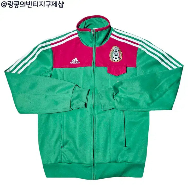 [BUNJANG] Adidas Mexico National Team Old School Jersey Jacket / 아디다스 올드스쿨 멕시코 국대 져지 자켓