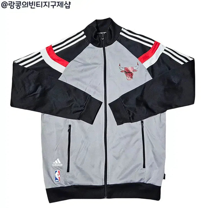 [BUNJANG] Adidas Chicago Bulls NBA Vintage Jersey Jacket / 아디다스 올드스쿨 빈티지 NBA 시카고불스 져지 자켓