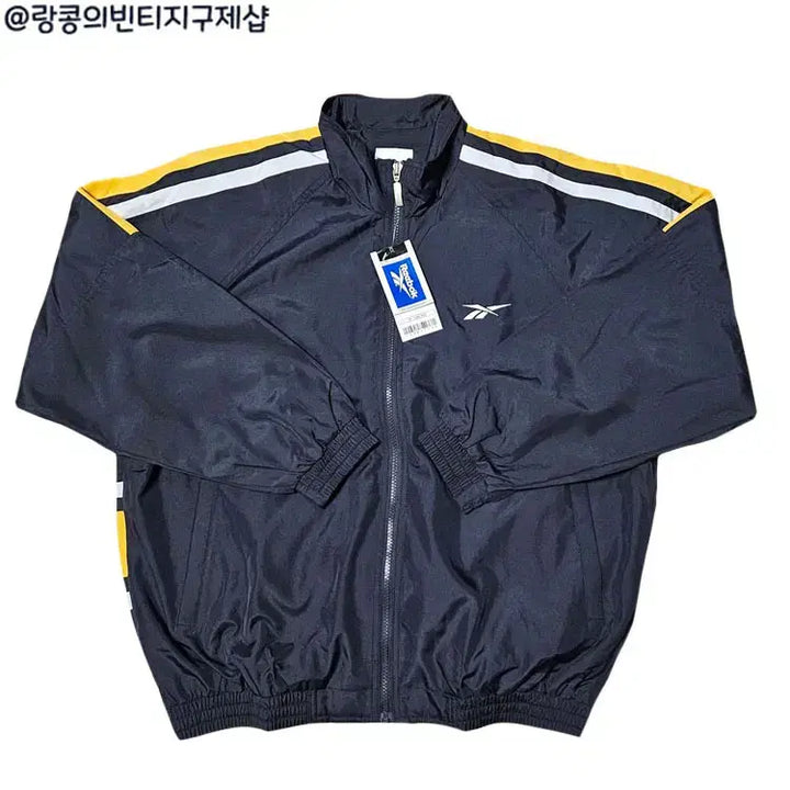 [BUNJANG] Reebok Old School Vintage Windbreaker Jacket / 리복 올드스쿨 빈티지 바람막이 자켓
