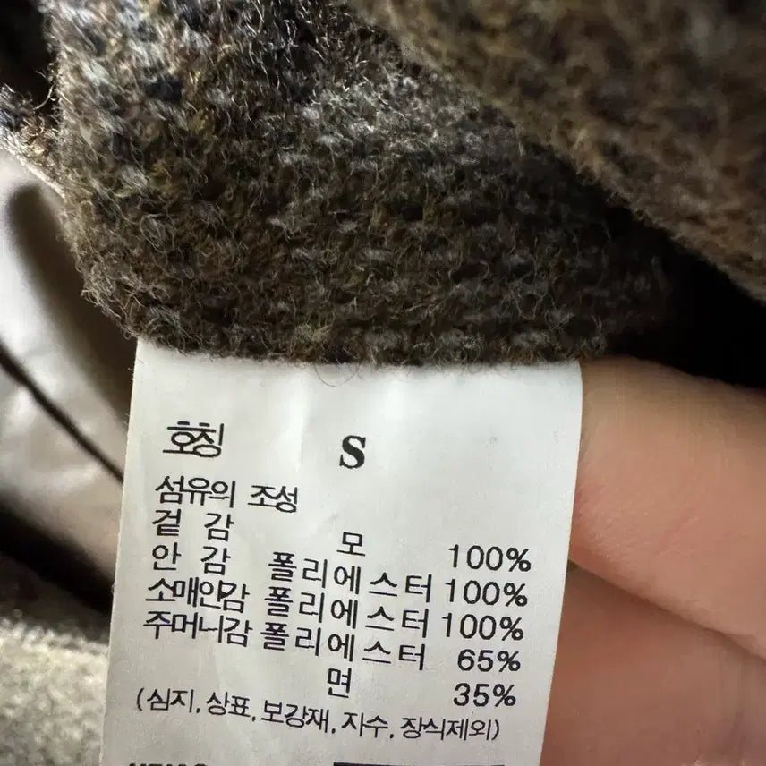 [BUNJANG] Hazzys Humphrey Wool Check Jacket - Men&