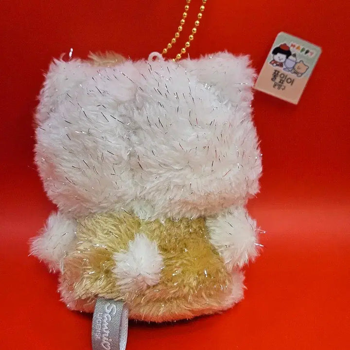[BUNJANG] Sanrio Hello Kitty Glittering Keychain / 반짝골드 헬로키티 키링. 새상품