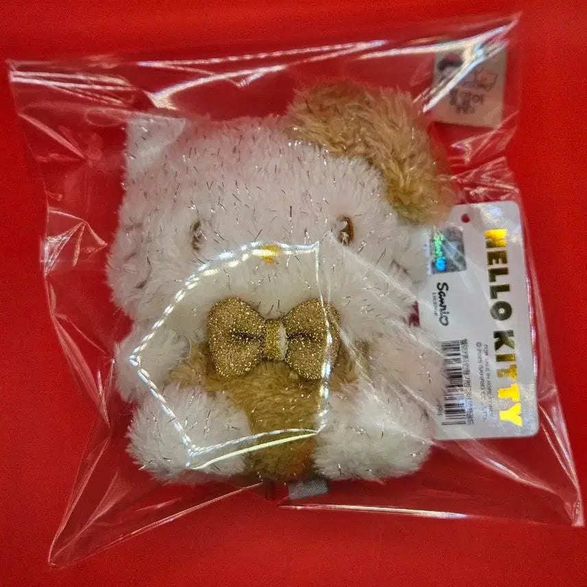 [BUNJANG] Sanrio Hello Kitty Glittering Keychain / 반짝골드 헬로키티 키링. 새상품