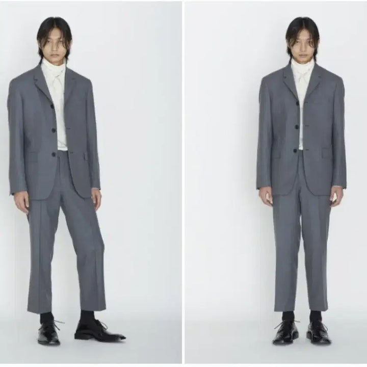 [BUNJANG] MNGU Grey 3-Button Suit Set (M) / mngu 20fw 3버튼 그레이 셋업