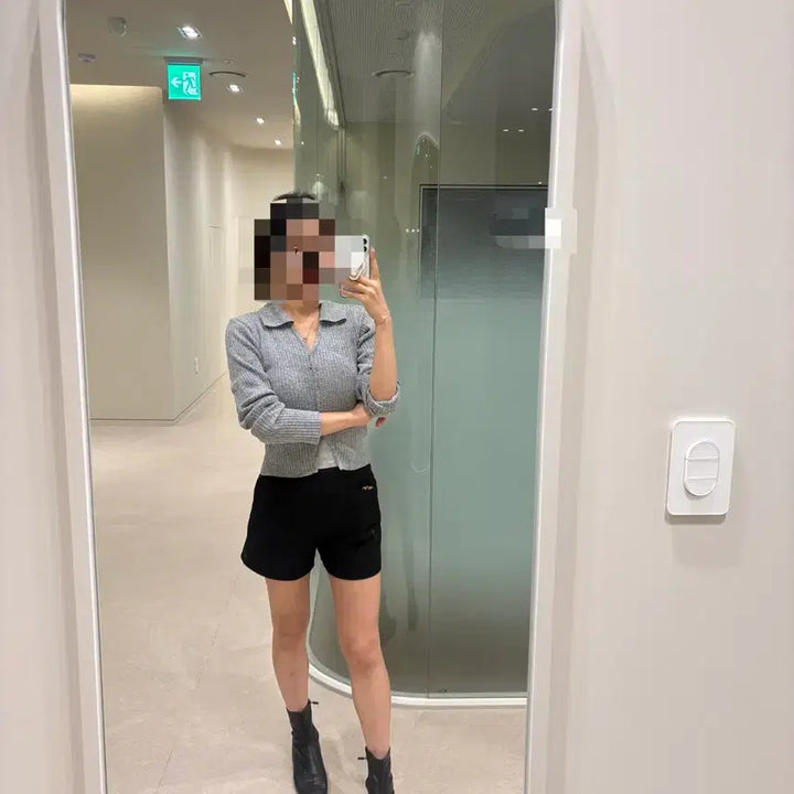 [BUNJANG] Sleex Pocket Shorts &amp; Ankle Boots Set / 슬렉스 포켓.반바지 + 앵클 구두