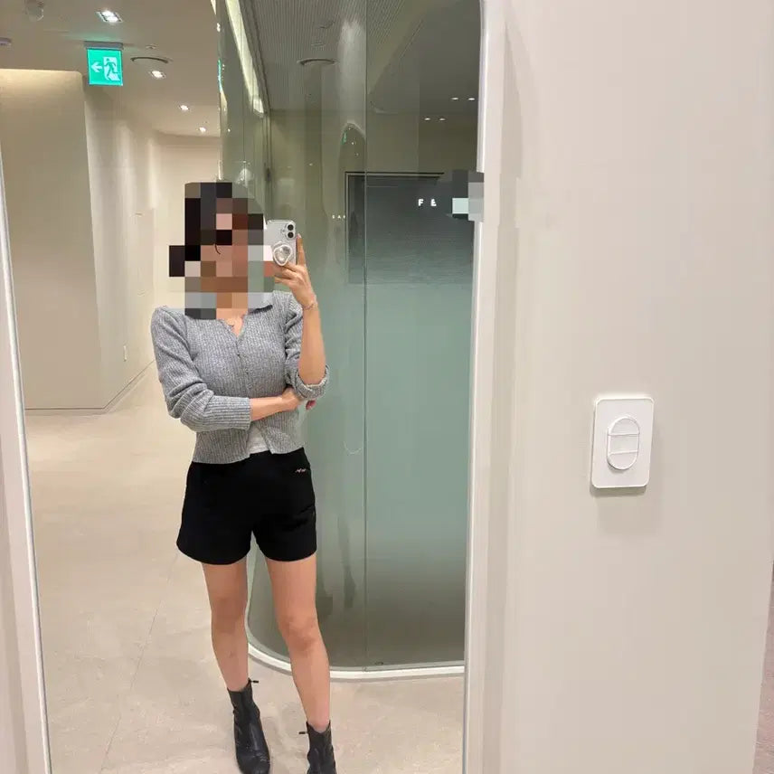 [BUNJANG] Sleex Pocket Shorts &amp; Ankle Boots Set / 슬렉스 포켓.반바지 + 앵클 구두