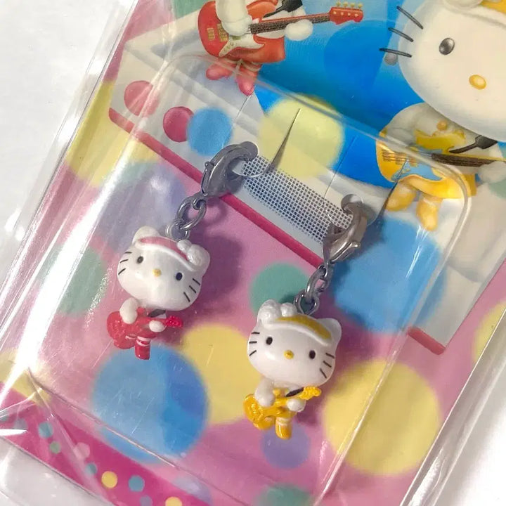 [BUNJANG] Shinjuku Rock Star Guitar Hello Kitty Strap / (미개봉) 신주쿠 락스타 기타 키티스트랩 키티미미 박스형
