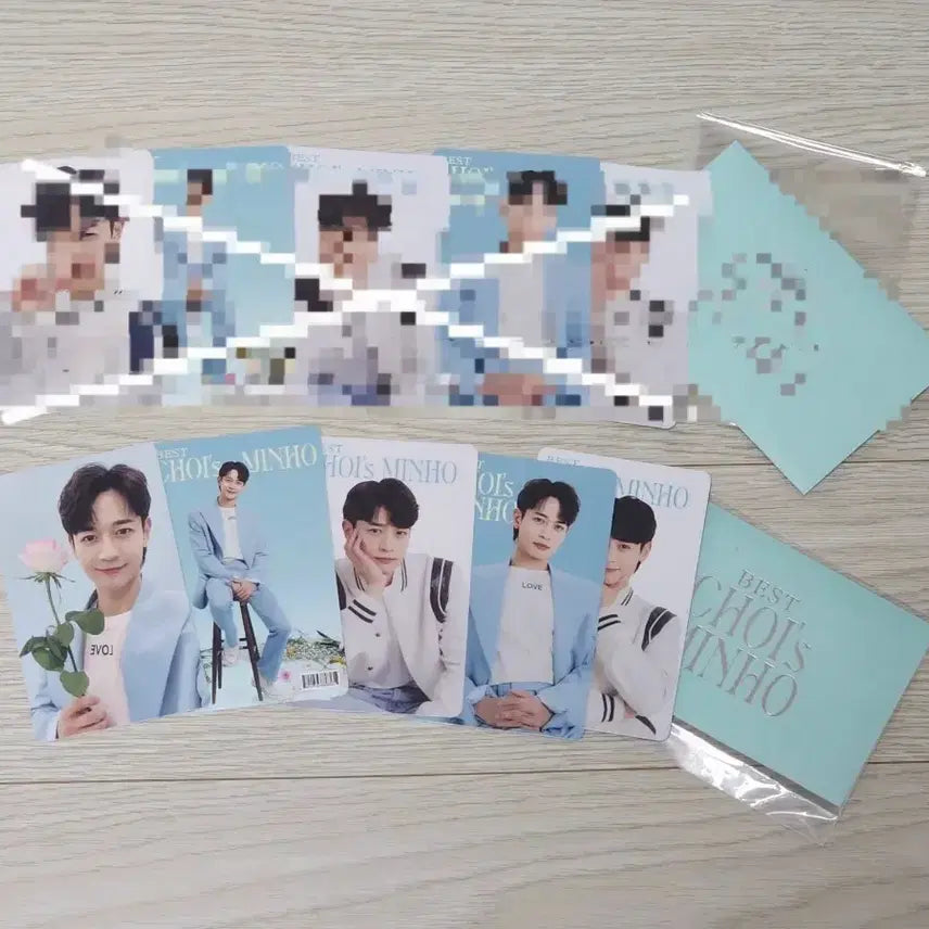 [BUNJANG] SHINee Minho Japanese Music Card Photocard Set / 샤이니 민호 일본 뮤직카드 포카 셀포 컨포 5장 세트 양도