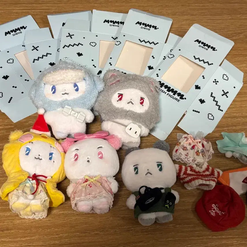 [BUNJANG] PLAVE Mmmmyumi Doll Bundle Set with Hat and Random Accessories / [일괄]플레이브 므메미무 인형+모자+랜덤 악세사리 포함