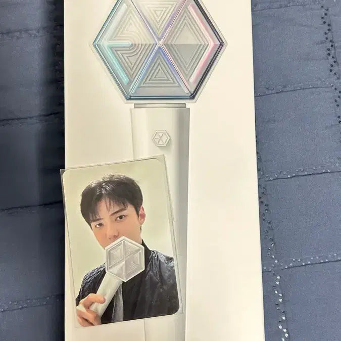 [BUNJANG] EXO Sehun Official Lightstick + Photocard / EXO 공식 응원봉 + 세훈 포토카드