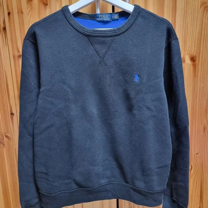 [BUNJANG] Polo Ralph Lauren Black Fleece Sweatshirt / 폴로 랄프로렌 블랙 맨투맨M