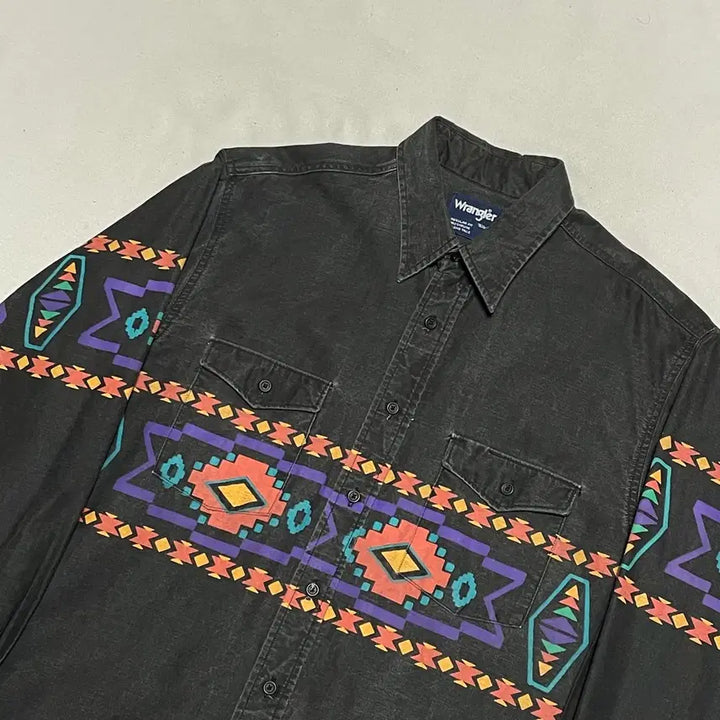 [BUNJANG] Wrangler Regular Fit Western Shirt / 16 1/2-34 랭글러 USA 레귤러핏 웨스턴 셔츠