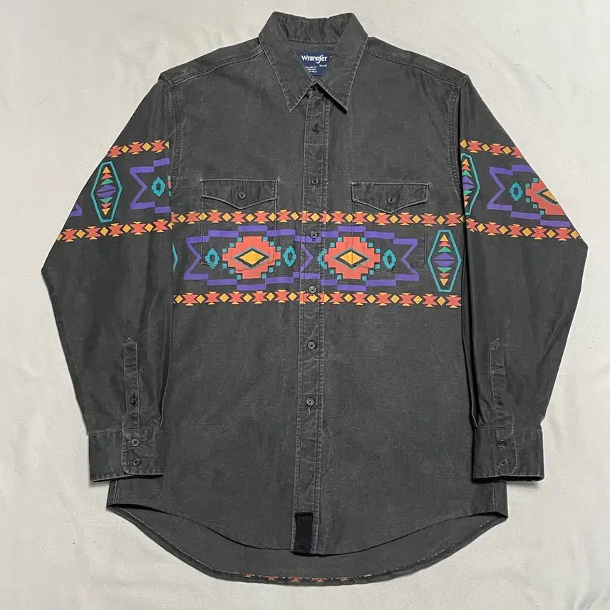 [BUNJANG] Wrangler Regular Fit Western Shirt / 16 1/2-34 랭글러 USA 레귤러핏 웨스턴 셔츠