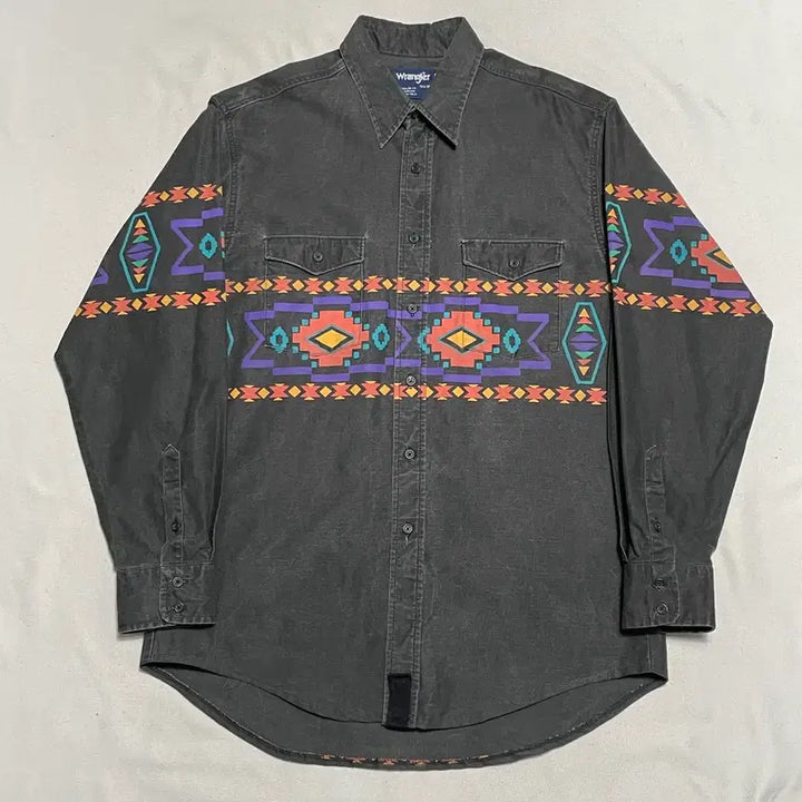 [BUNJANG] Wrangler Regular Fit Western Shirt / 16 1/2-34 랭글러 USA 레귤러핏 웨스턴 셔츠