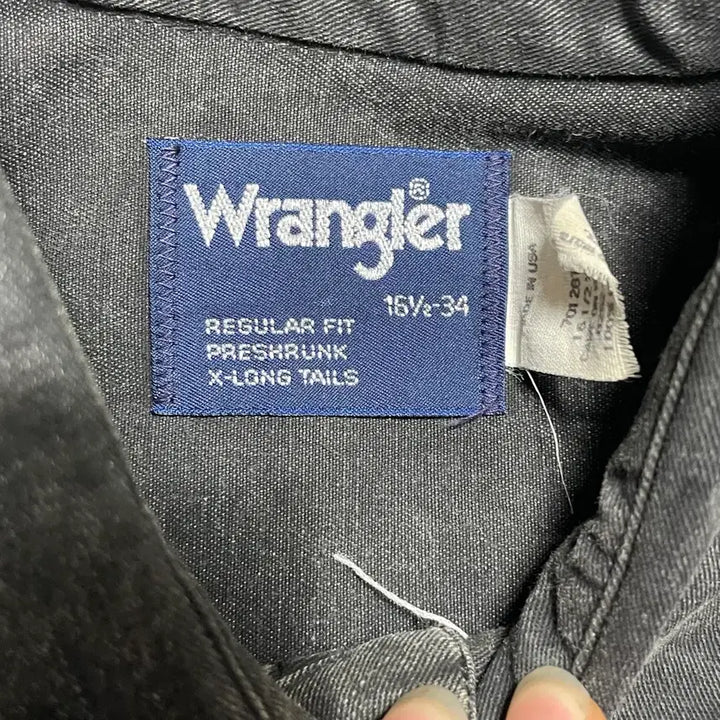 [BUNJANG] Wrangler Regular Fit Western Shirt / 16 1/2-34 랭글러 USA 레귤러핏 웨스턴 셔츠