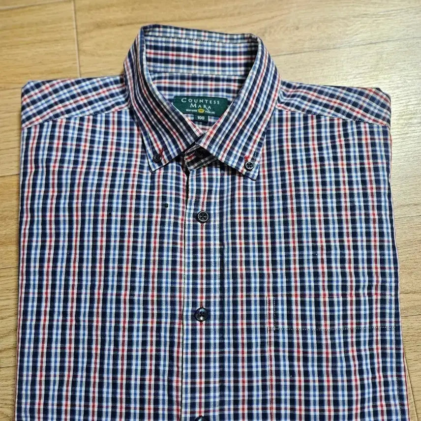 [SOLD OUT] 카운테스마라 체크 남방 100 사이즈