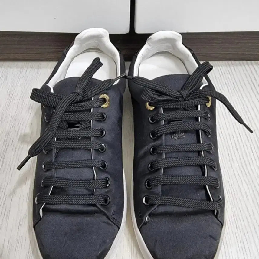 [BUNJANG] Louis Vuitton Frontrow Canvas Sneakers / 정품 여성 루이비통 프론트로우 캔버스 스니커즈 35 1/2