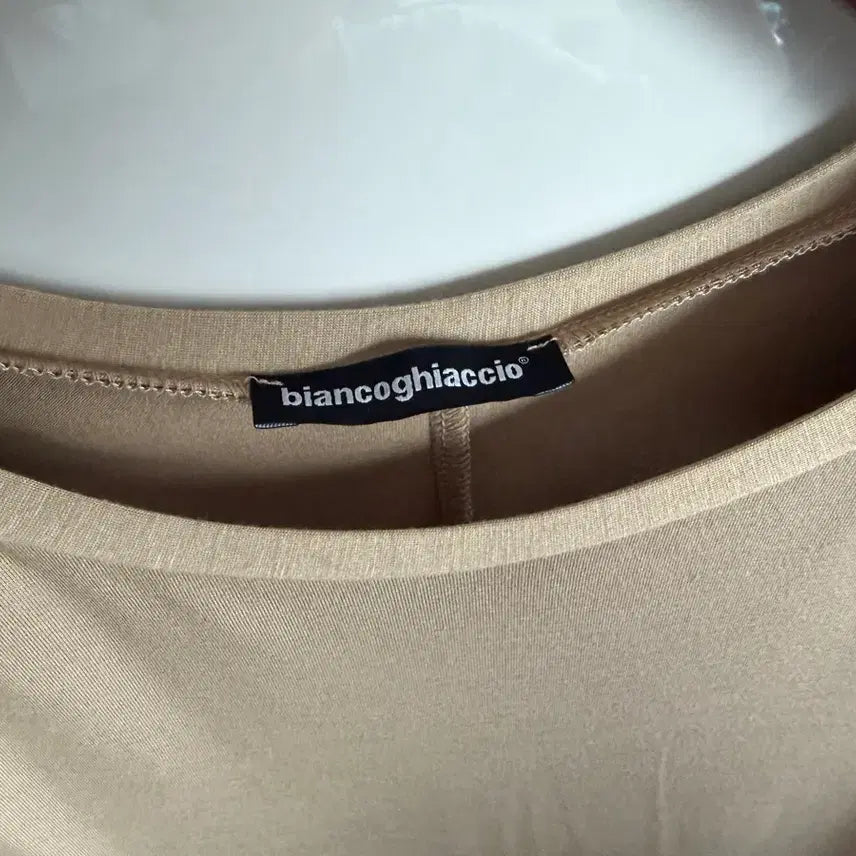 [BUNJANG] Italian Brand Beige Midi Dress / 이탈리아브랜드 원피스