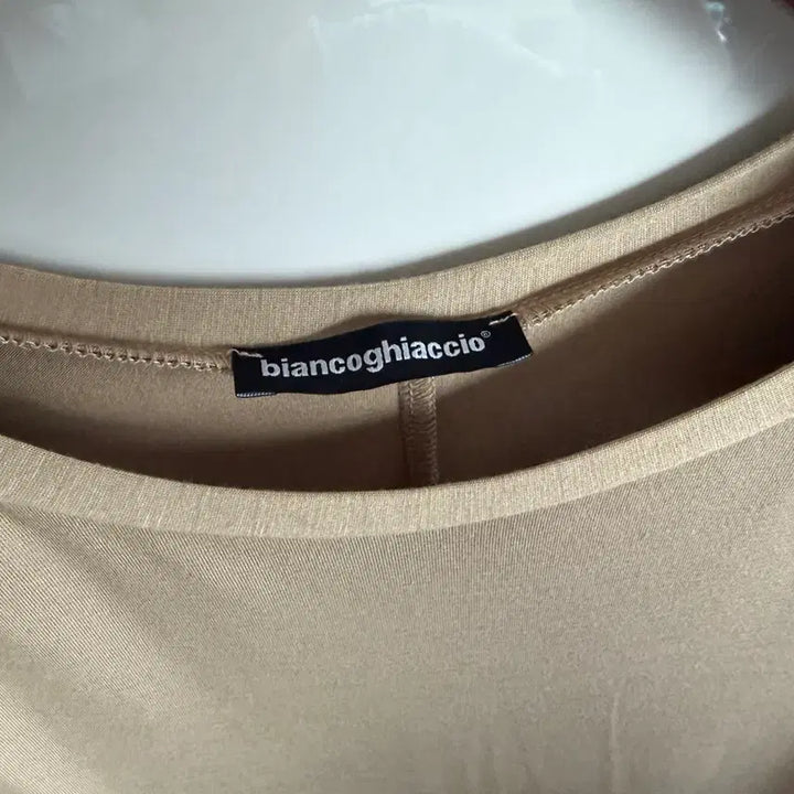 [BUNJANG] Italian Brand Beige Midi Dress / 이탈리아브랜드 원피스
