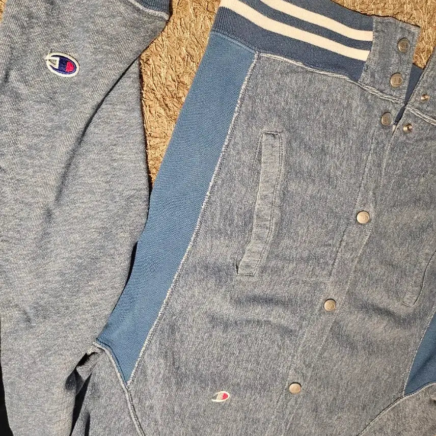 [BUNJANG] Champion Reverse Weave Blouson Jacket / L-95(일본)챔피온 리버스위브 스웨트 블루종 자켓