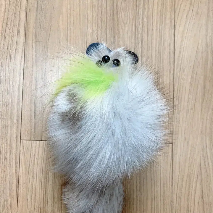 [BUNJANG] Saga Fox Fur Bag Charm / 사가폭스털 가방걸이(새상품)