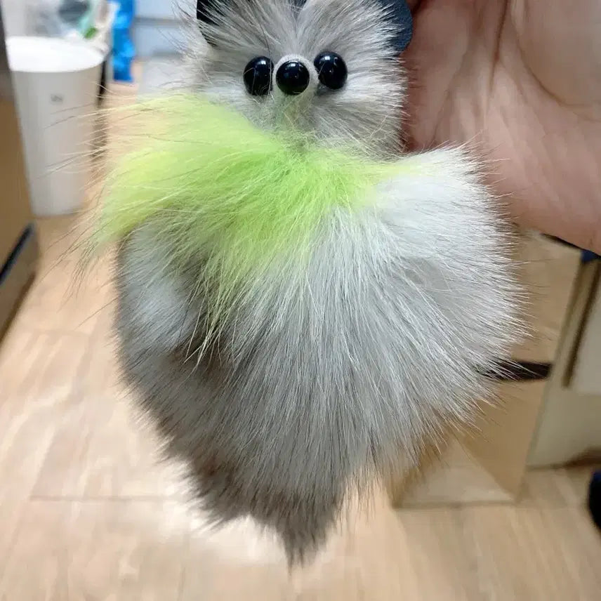 [BUNJANG] Saga Fox Fur Bag Charm / 사가폭스털 가방걸이(새상품)