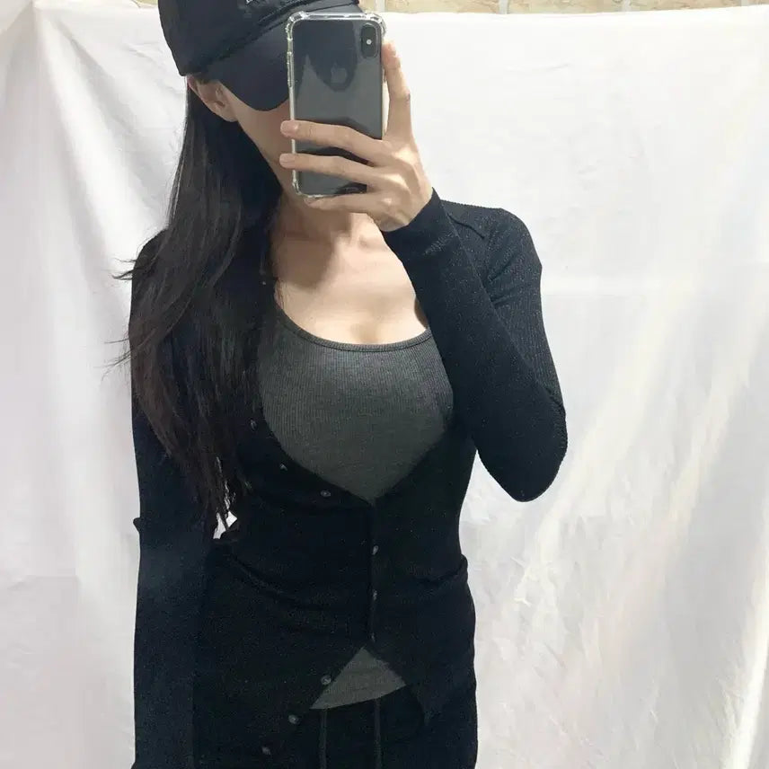 [BUNJANG] Dolce &amp; Gabbana Cardigan - Black / 돌체앤가바나 가디건 ,(딱붙가능)