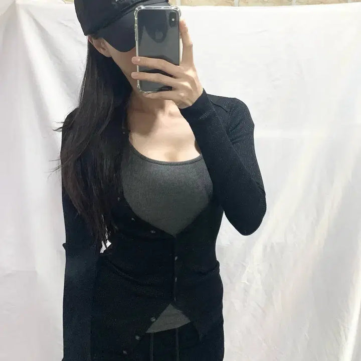 [BUNJANG] Dolce &amp; Gabbana Cardigan - Black / 돌체앤가바나 가디건 ,(딱붙가능)