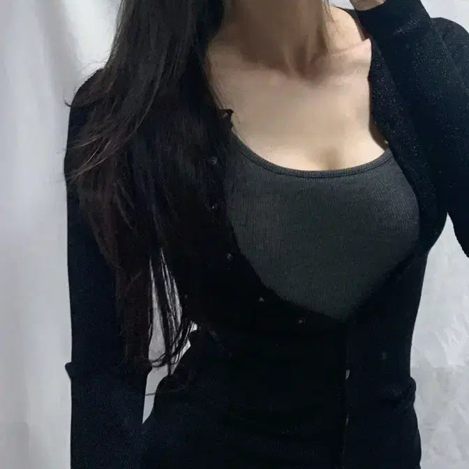 [BUNJANG] Dolce &amp; Gabbana Cardigan - Black / 돌체앤가바나 가디건 ,(딱붙가능)