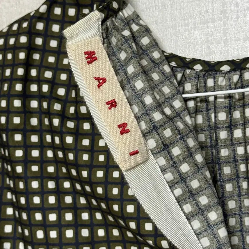 [BUNJANG] Marni Patterned Short Sleeve Dress / 마르니 반팔 원피스 38
