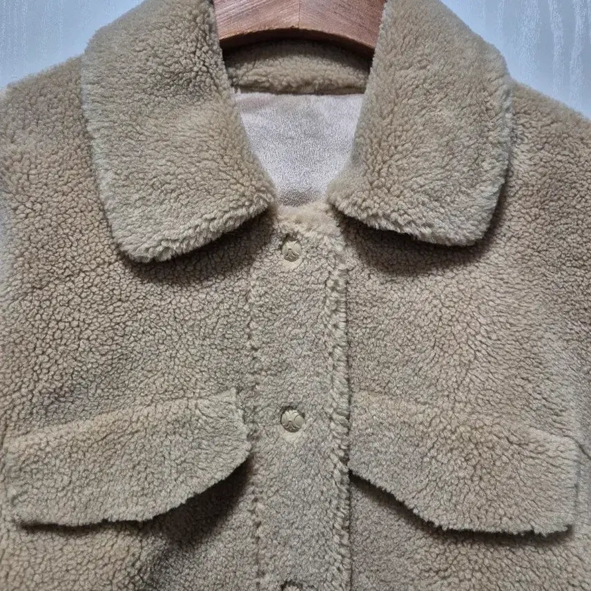 [BUNJANG] Vintage Beige Sherpa Jacket / (세일)(새상품)빈티지 베이지 뽀글이 자켓. 새상품