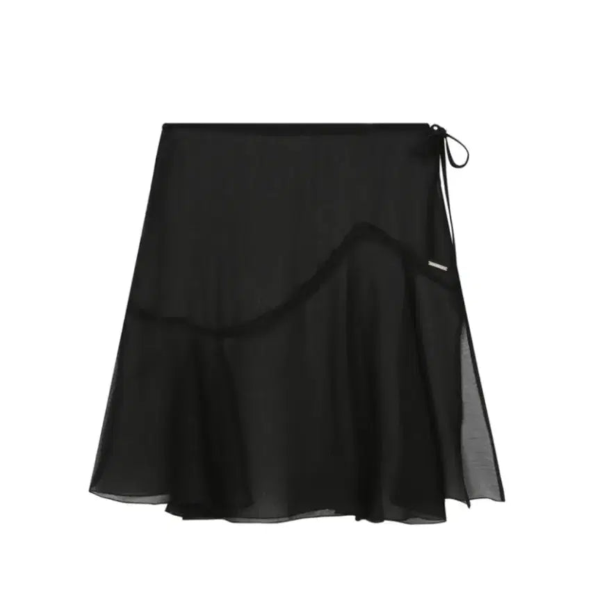 [BUNJANG] Miseki Seoul Labs Skirt Black / 미세키서울 랩스커트 블랙