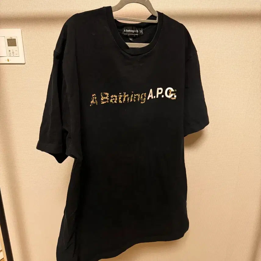 [SOLD OUT] 베이프XA.P.C 반팔티셔츠 XL