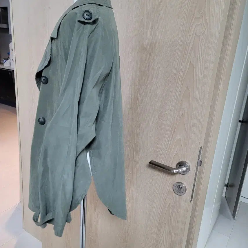 [BUNJANG] Khaki Double Button Jacket / 카키 겉옷
