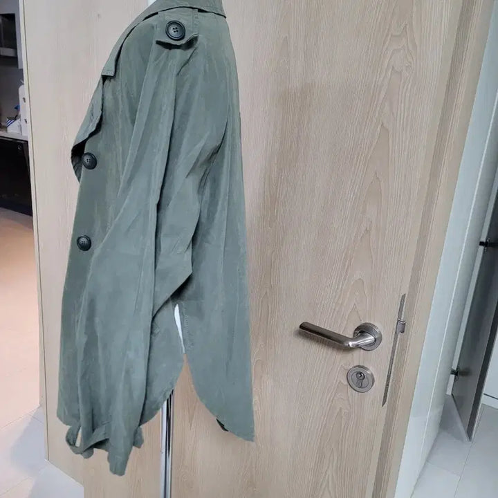 [BUNJANG] Khaki Double Button Jacket / 카키 겉옷