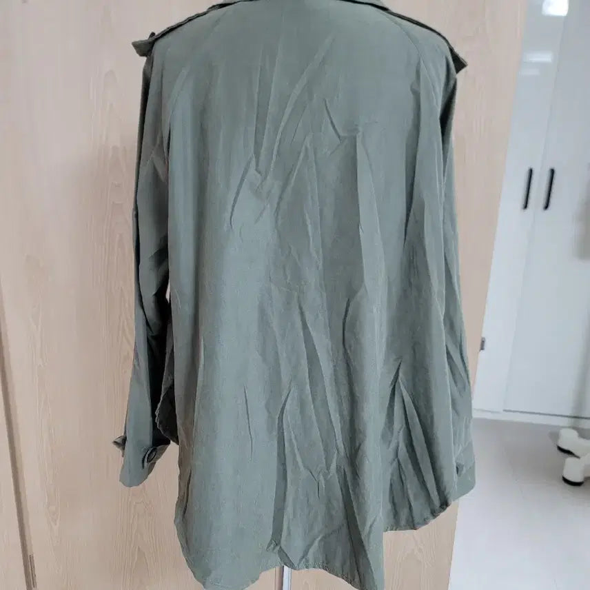 [BUNJANG] Khaki Double Button Jacket / 카키 겉옷