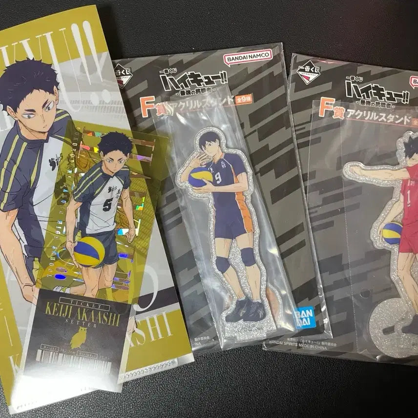 [BUNJANG] Haikyuu Kageyama Kuroo Acrylic Stand / 하이큐 쿠지 제일복권 카게야마 쿠로오