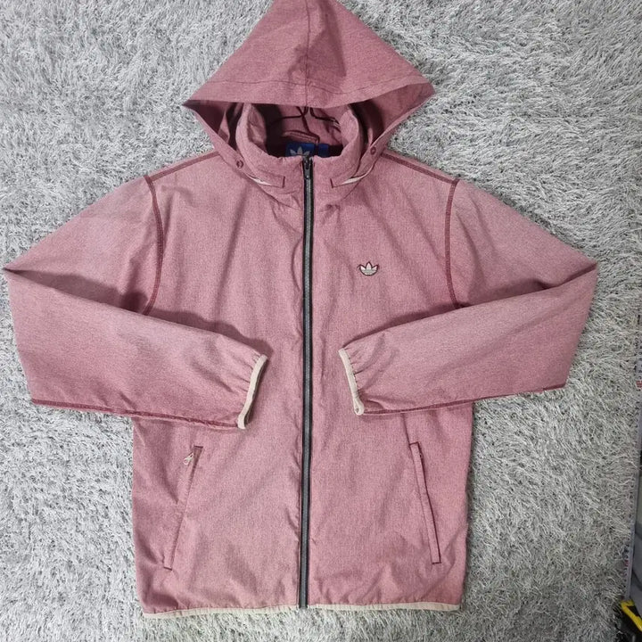 [BUNJANG] Adidas PB Woven Hooded Jacket Pink / 아디다스 바람막이 윈드브레이커 PB 우븐 후드 자켓 핑크 100