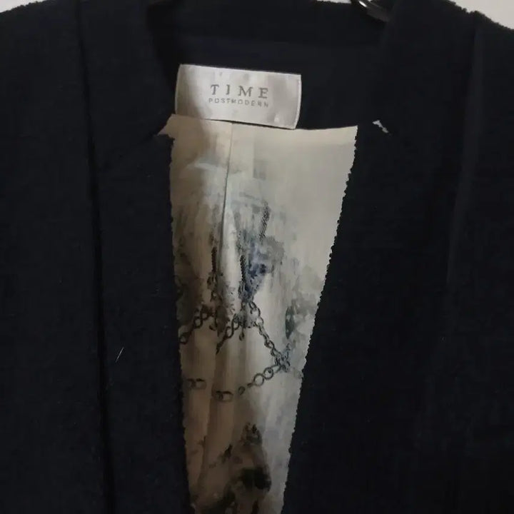 [BUNJANG] TIME Navy Tweed Jacket / TIME 타임 네이비 트위드 자켓 88-98-165마지막가격내려요