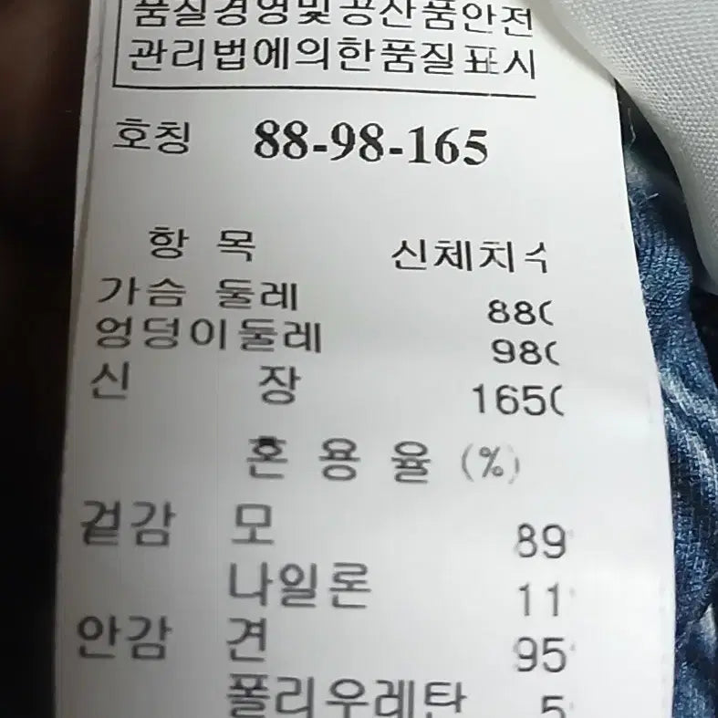 [BUNJANG] TIME Navy Tweed Jacket / TIME 타임 네이비 트위드 자켓 88-98-165마지막가격내려요