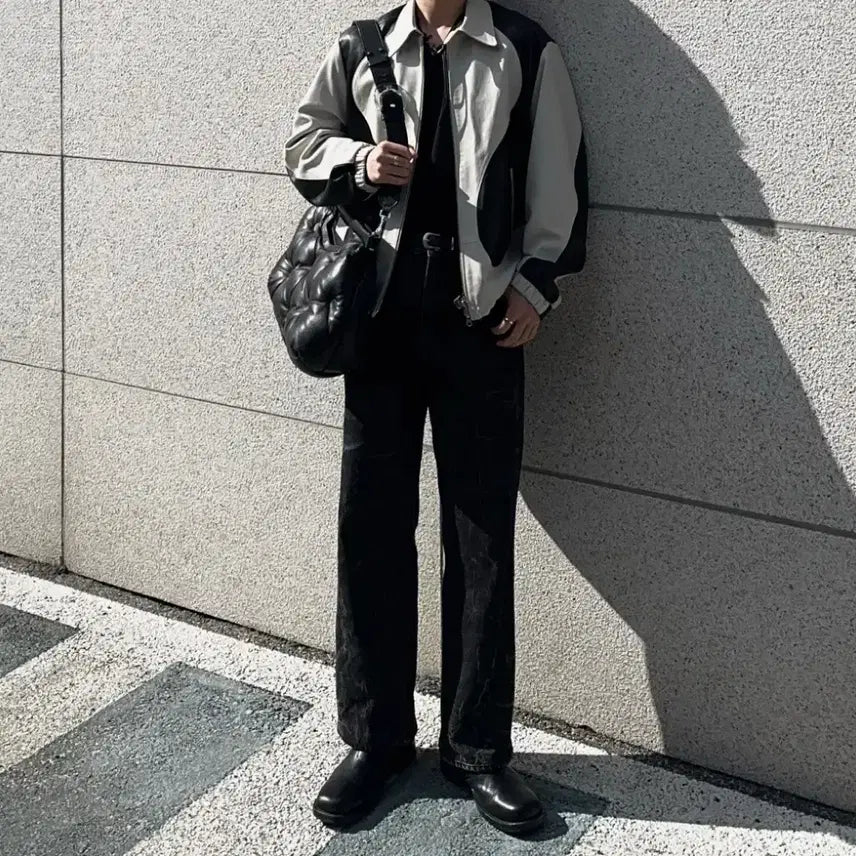 [BUNJANG] Typing Mistake Leather Jacket / (M, 판매글) 타이핑미스테이크 레더자켓