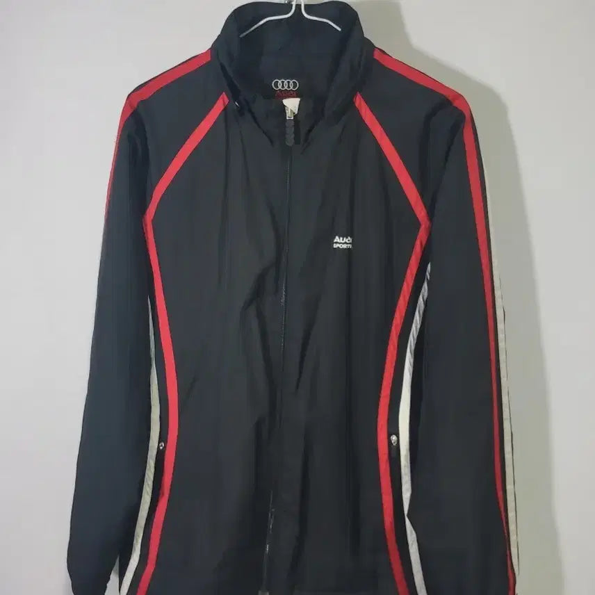 [BUNJANG] Audi Sports Black Windbreaker Jacket / 아우디 스포츠 블랙 바람막이 자켓
