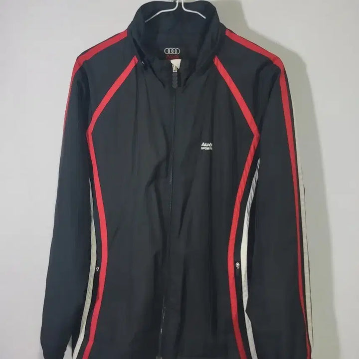 [BUNJANG] Audi Sports Black Windbreaker Jacket / 아우디 스포츠 블랙 바람막이 자켓