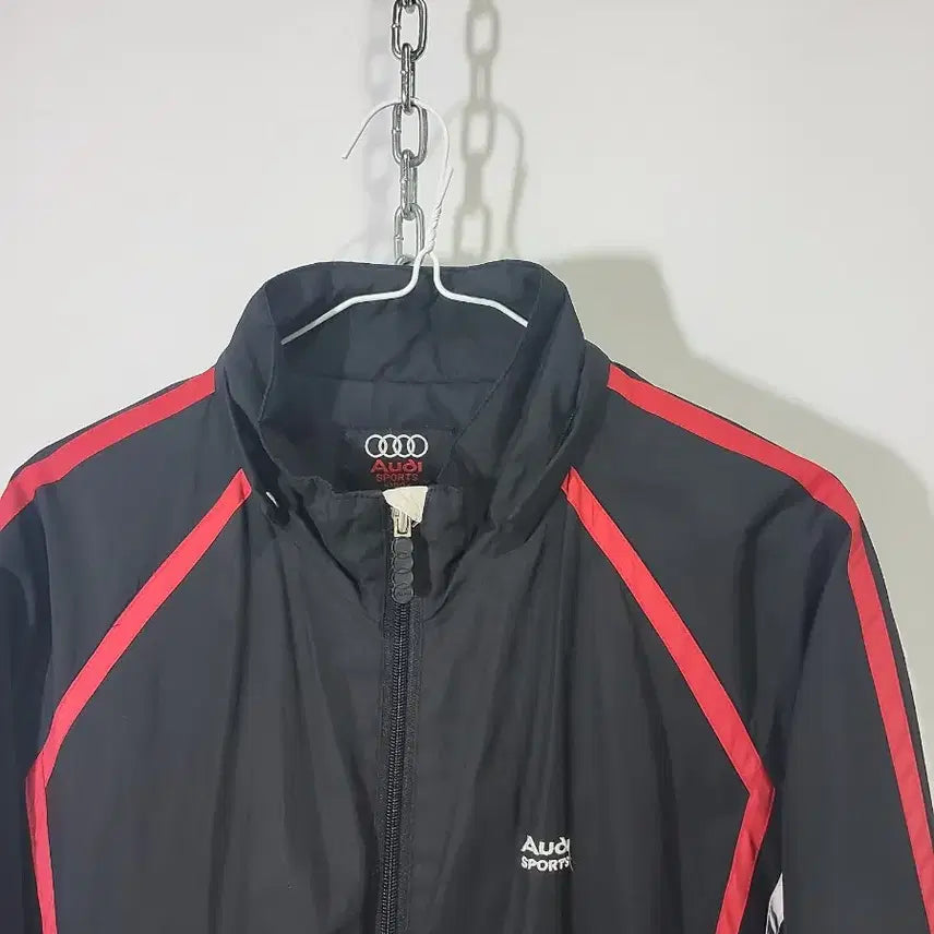 [BUNJANG] Audi Sports Black Windbreaker Jacket / 아우디 스포츠 블랙 바람막이 자켓