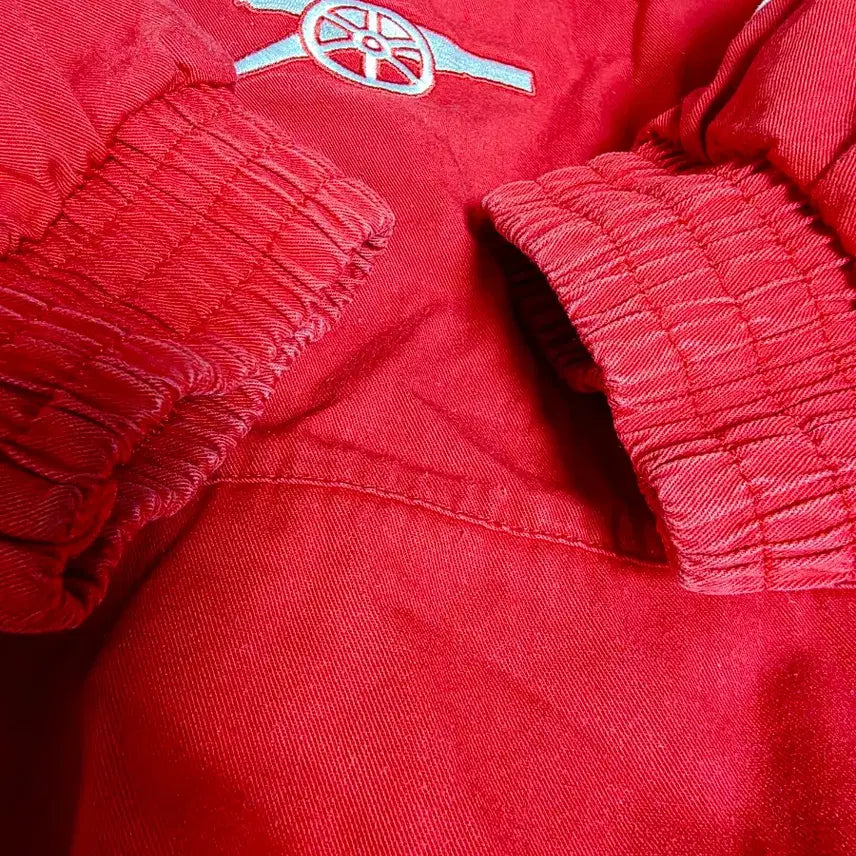 [BUNJANG] Adidas Arsenal Icon Top Scarlet Half-Zip Anorak / [초희귀/블록코어]아디다스 아스널아이콘탑 스칼렛 반집업 아노락HT7152